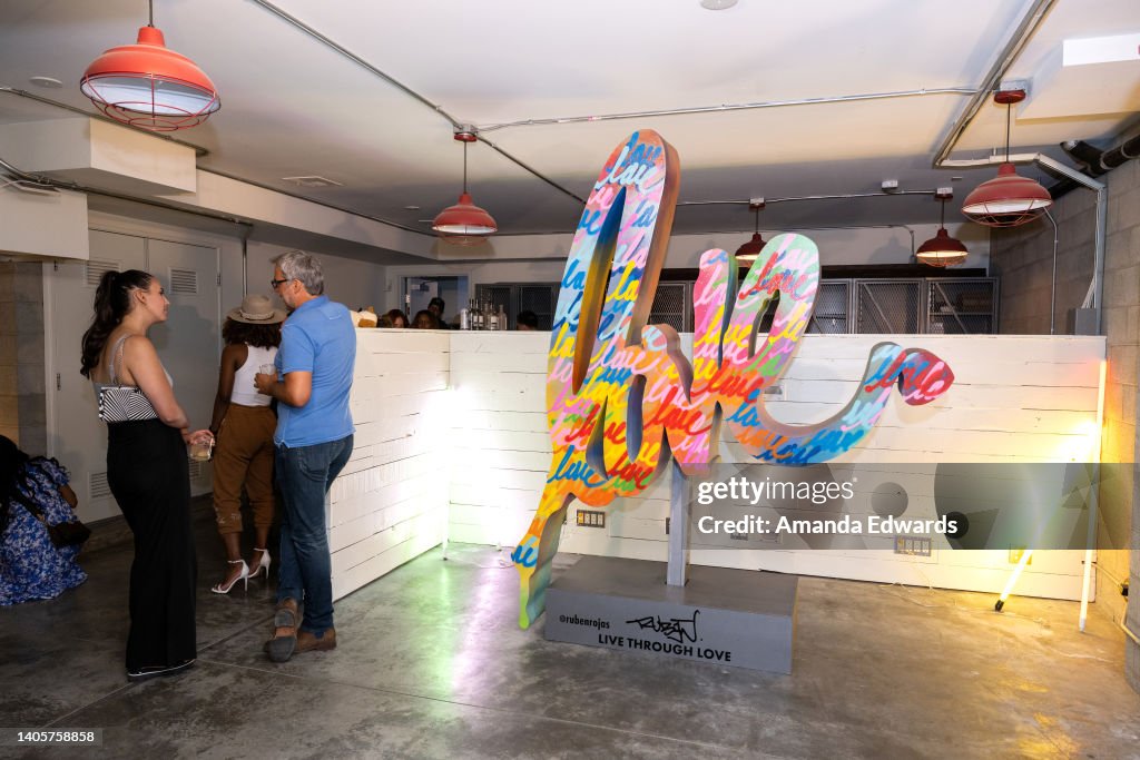 Ruben Rojas Actor Guests attend the debut of renowned artist Ruben Rojas's