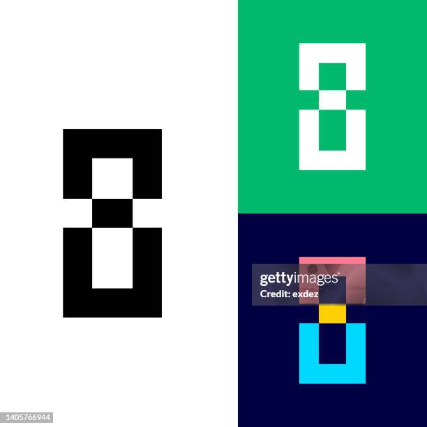 illustrations, cliparts, dessins animés et icônes de conception du logo avec la lettre i - lettre i