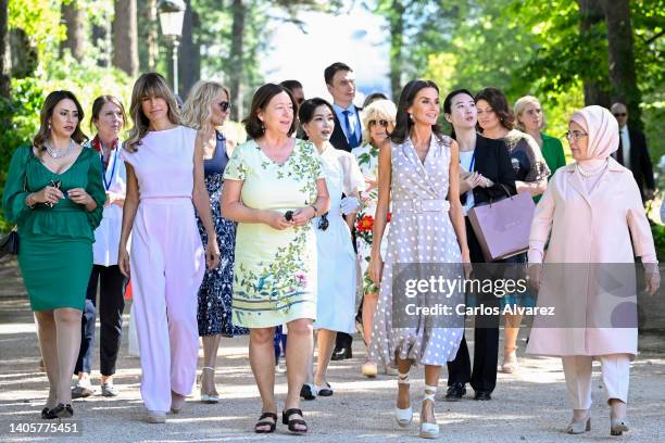 Lydia Abela, First Lady of Malta, Annik Penders, First Lady of Belgium, Begona Gomez, First Lady of Spain, Lidija Đukanović, First Lady of...