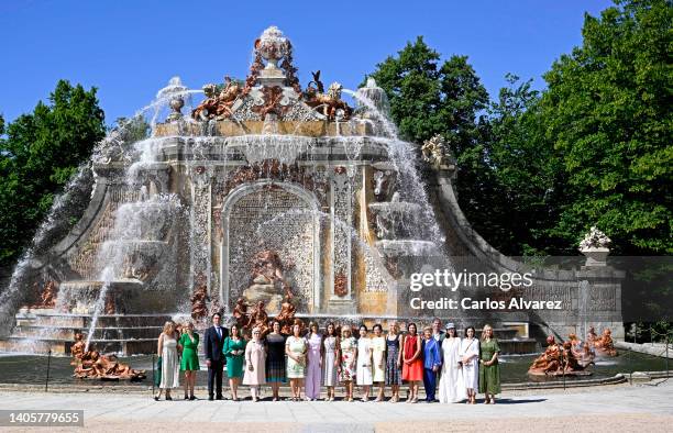 Maisy Biden, Finnegan Biden, Juraj Rizman, Partner to The President of Slovakia, Lydia Abela, First Lady of Malta, Emine Erdoğan, First Lady of...