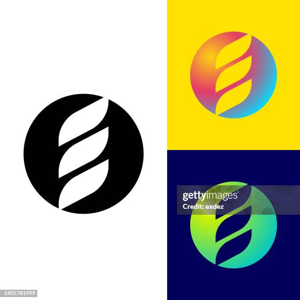 logo design with letter i - i letter logo stock illustrations