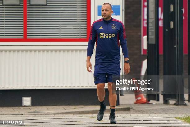 John Heitinga of Ajax during the First Training Season 2022/2023 of Ajax at sportpark De Toekomst on June 24, 2022 in Amsterdam, Netherlands.