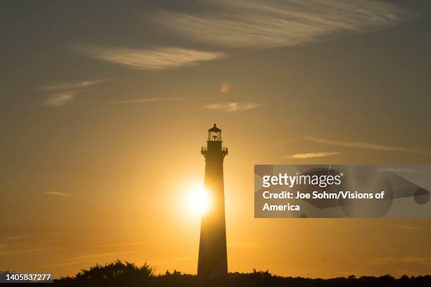 Cape Hatteras Light lighthouse, Outer Banks in the town of Buxton, North Carolina, Cape Hatteras National Seashore.