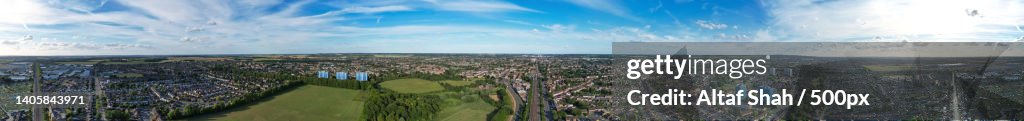 Best Aerial Panoramic View of Luton Town of England,Luton,United Kingdom,UK