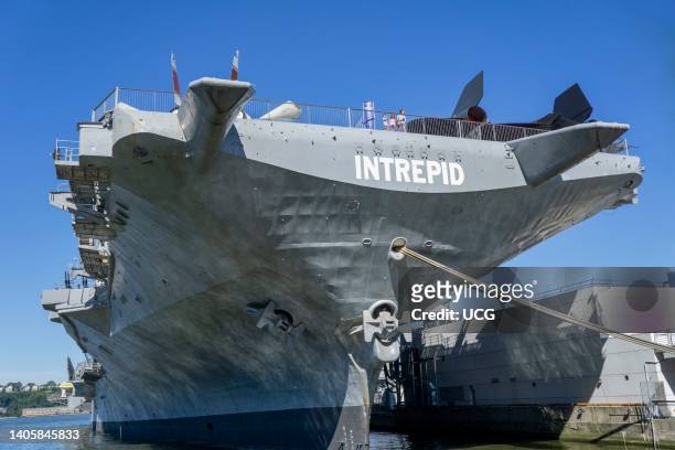 Intrepid Sea, Air & Space Museum, Pier 86, New York City, New York, USA.