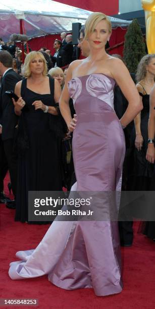 Charlize Theron arrives at the 82nd annual Academy Awards at the Kodak Theatre, March 7, 2010 in Los Angeles, California.
