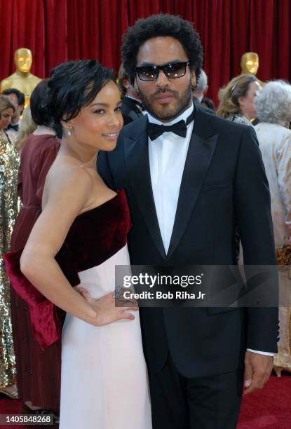 Actress Zoe Kravitz and her father, musician Lenny Kravitz arrive at the 82nd annual Academy Awards at the Kodak Theatre, March 7, 2010 in Los...