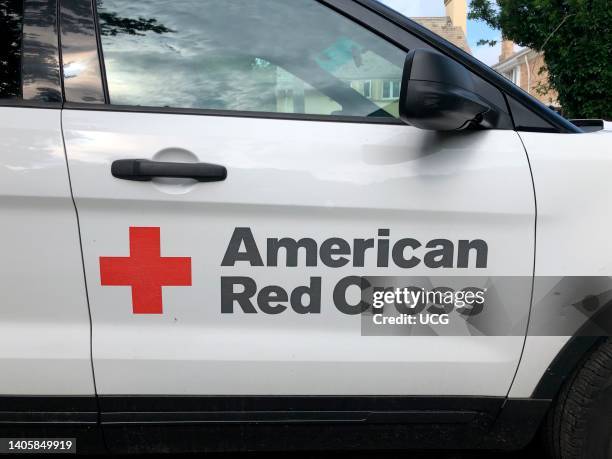 American Red Cross Vehicle, Queens, New York.