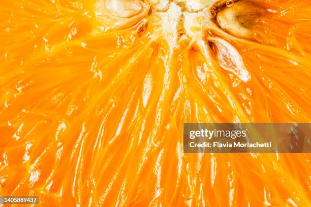 cross section orange macro - juicy stock pictures, royalty-free photos & images