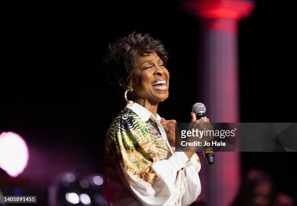 Gladys Knight performs at Royal Albert Hall on June 29, 2022 in London, England.