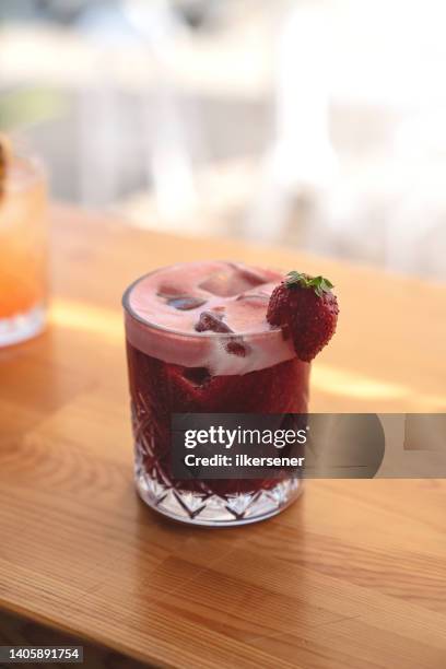 fresh cocktail - acerola stock pictures, royalty-free photos & images