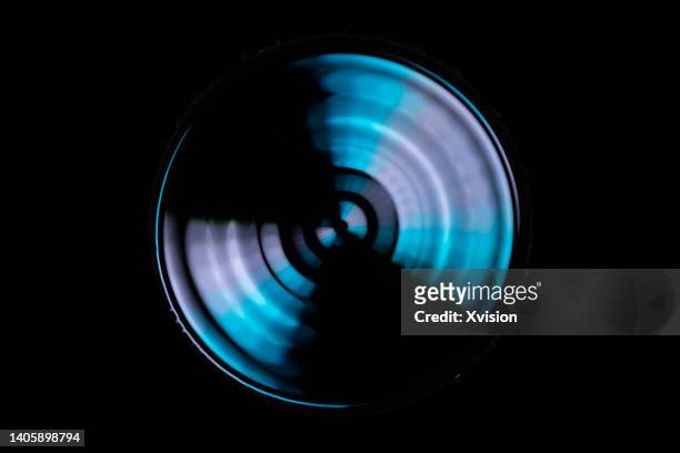 cymatic pattern with wave shape  light painting - radar fotografías e imágenes de stock