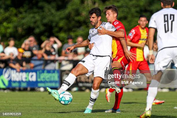 Nelson Miguel Castro Oliveira of PAOK Saloniki during the Friendly match between Go Ahead Eagles and PAOK Saloniki at Sportcomplex Woldermarck on...