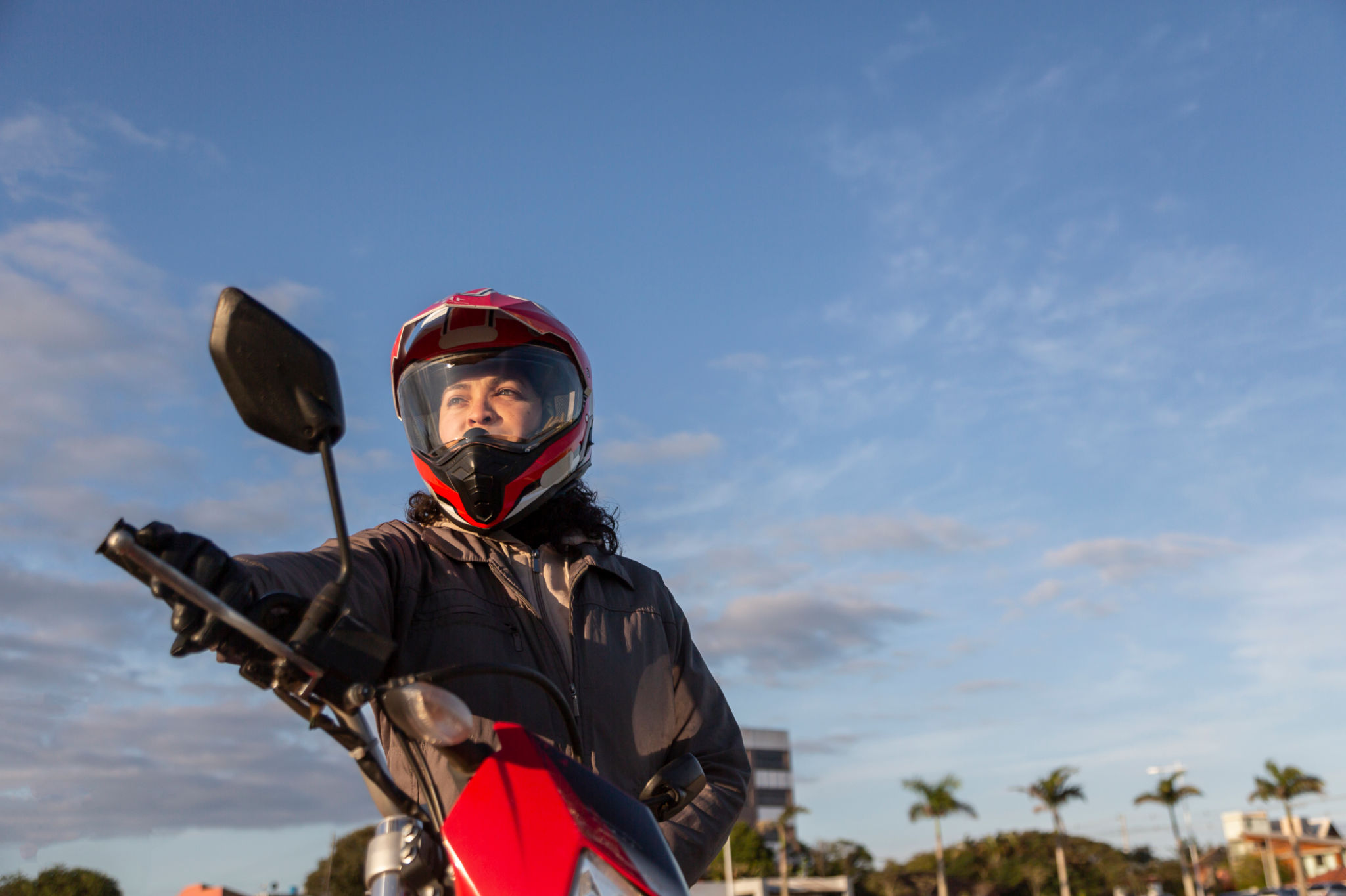 motorbike sunny