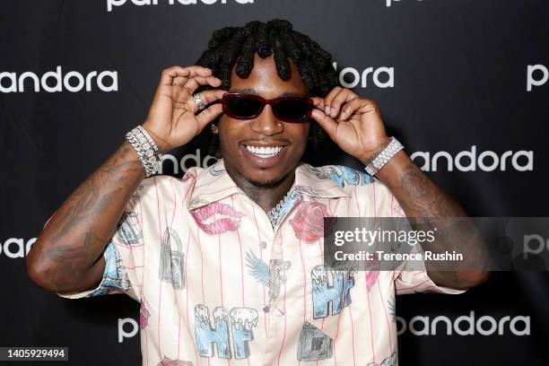 Jacquees attends Pandora presents City Vibes ATLANTA at Terminal West on June 29, 2022 in Atlanta, Georgia.