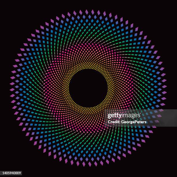 facial recognition technology - iris eye stock illustrations