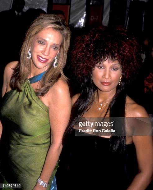 Denise Rich and Beverly Johnson at the Tommy Hilfiger 'Rock Style' Exhibit at The Metropolitan Museum of Art, Metropolitan Museum of Art, New York...