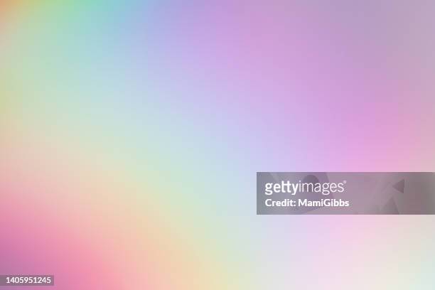 hologram color paper is colored by light - rainbow light reflection ストックフォトと画像