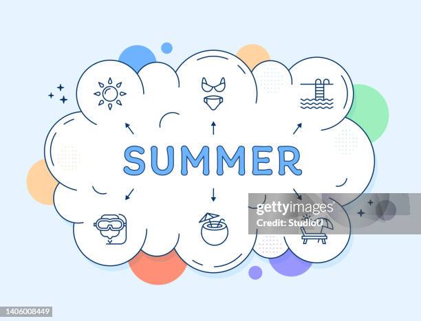 summer icon design - pineapple sunglasses stock illustrations