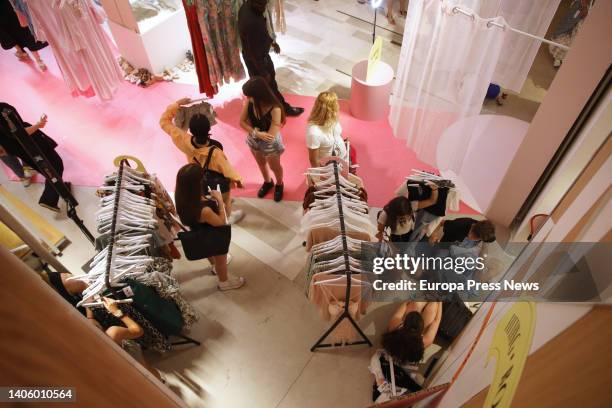 General view of the Shein store in Barcelona's Portal de l'Angel street on June 30 in Barcelona, Catalonia, Spain. Shein has opened a 'show room' or...