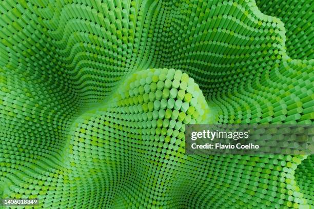 green organic pattern surface abstract background - organisation environnement stockfoto's en -beelden