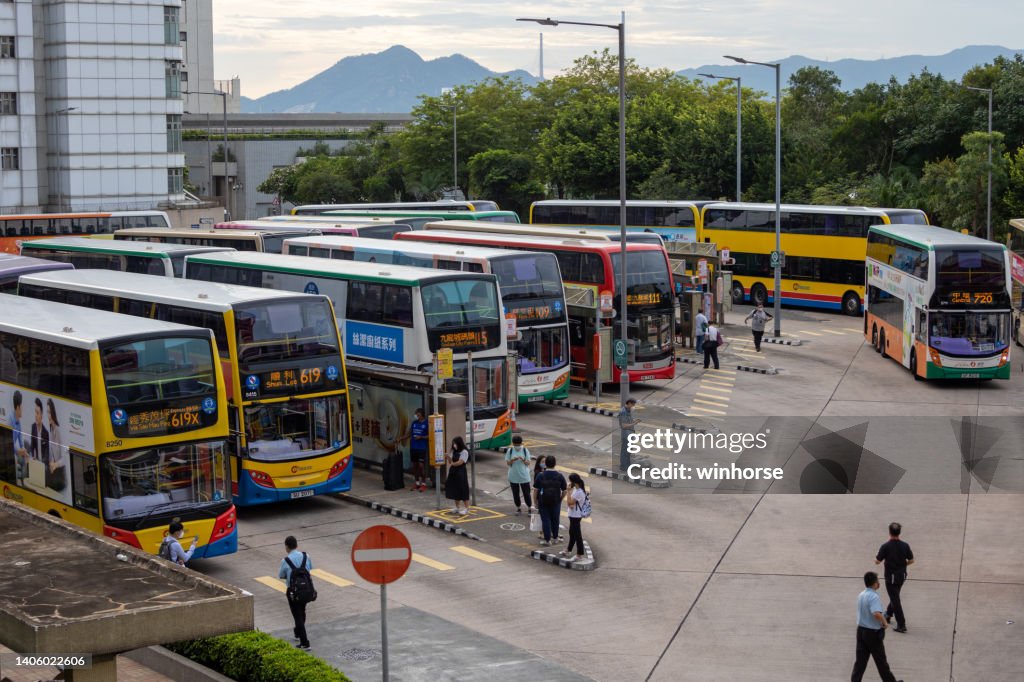 Central (Macau Ferry) Bus Terminus in Hong Kong