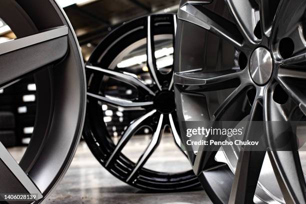 alloy wheels car tuning concept - aluminum alloy wheels stock pictures, royalty-free photos & images
