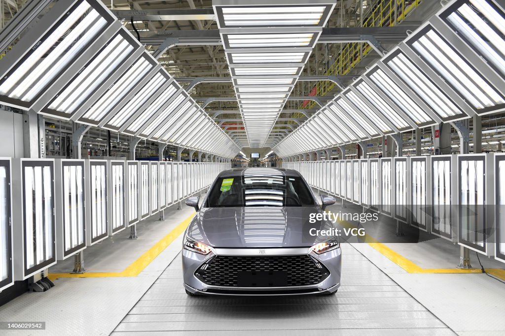 First Vehicle Rolls Off Assembly Line At BYD's Hefei Plant