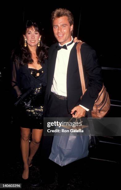 Pam Serpe and Greg Evigan at the National Conference of Christians & Jews, Century Plaza Hotel, Century City.