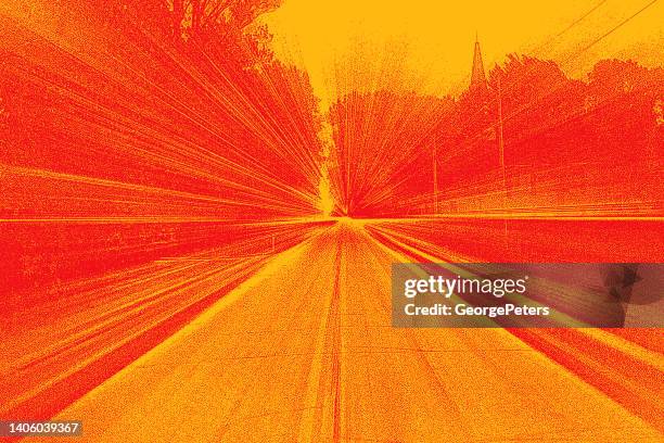 speed motion driving with zoom effect - forward movement texture stock illustrations