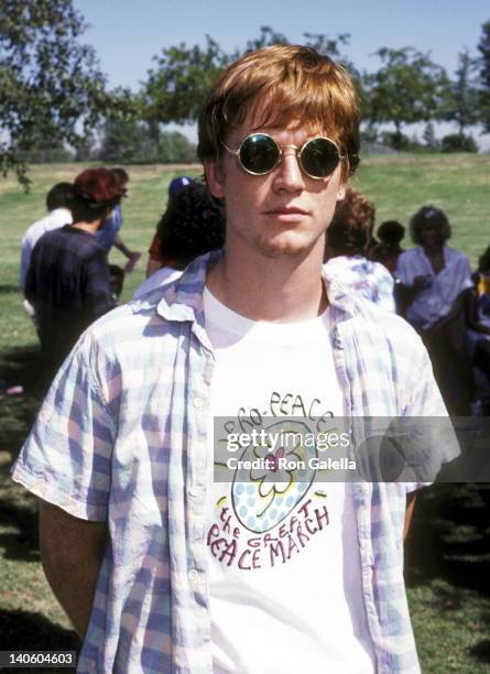 Eric Stoltz at the The Great Peach March-Pro-Peace Demonstration, Woodley Park, Van Nuys.