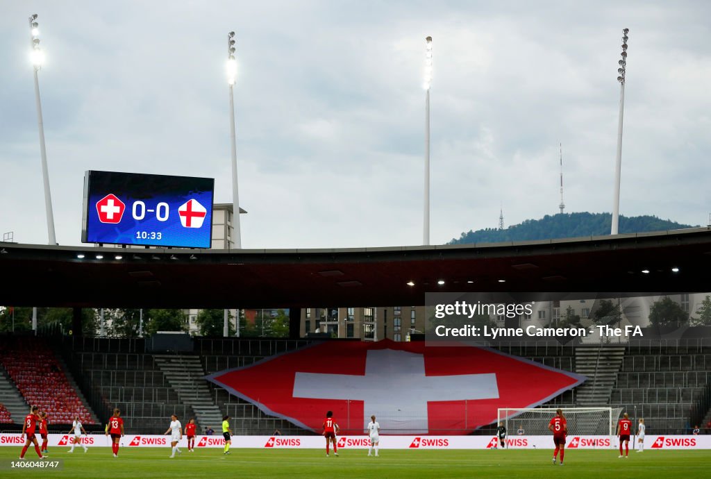 Switzerland v England - Women's International Friendly