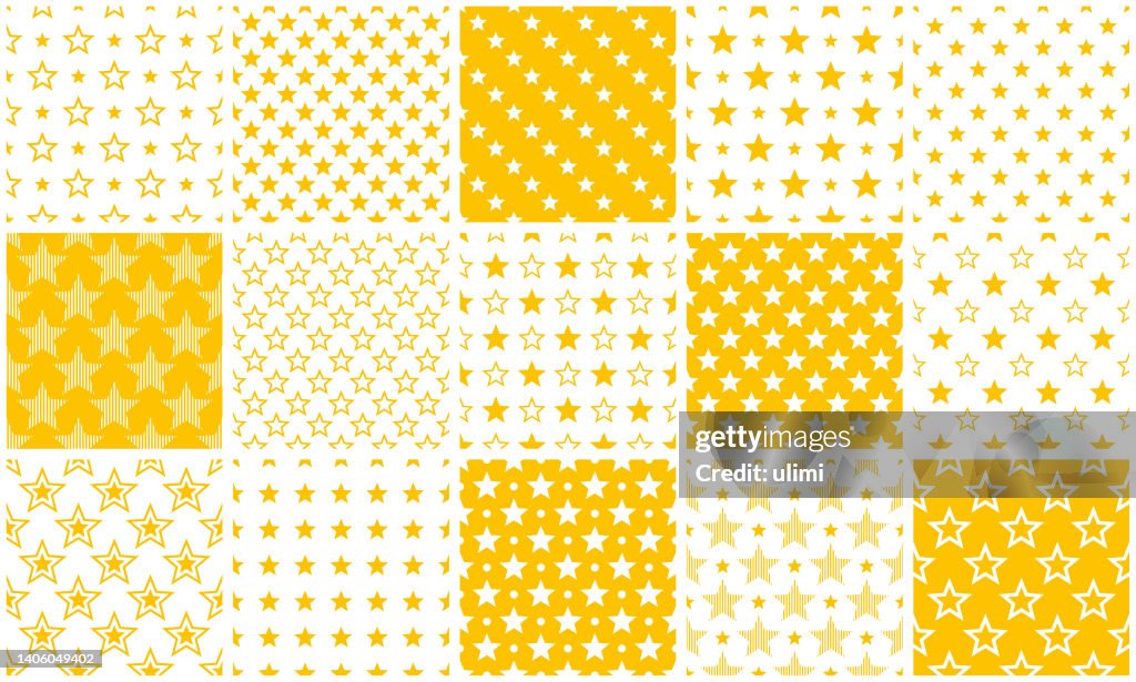 Basic Star With Patterns Stars Seamless Patterns High-Res Vector Graphic - Getty Images