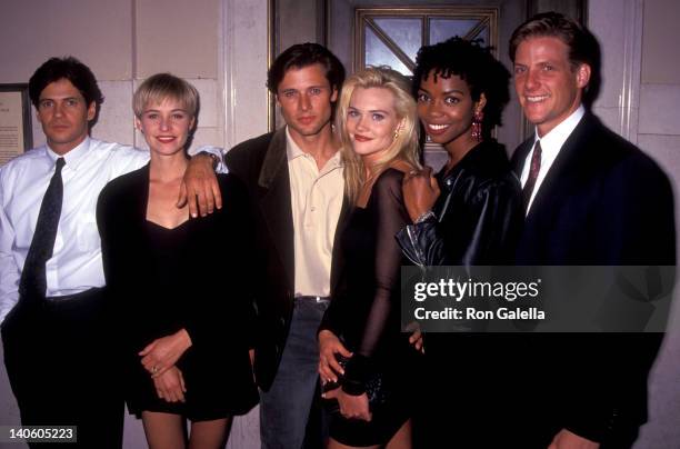 Thomas Calabro, Josie Bissett, Grant Show, Amy Locane, Vanessa Williams, and Doug Savant at the FOX Television Party for New Fall Season, Museum of...