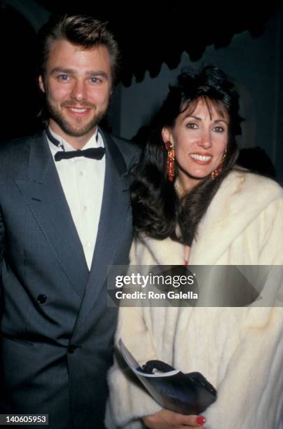 Greg Evigan and Pam Serpe at Chasen's Restaurant, Chasen's Restaurant, Beverly Hills.