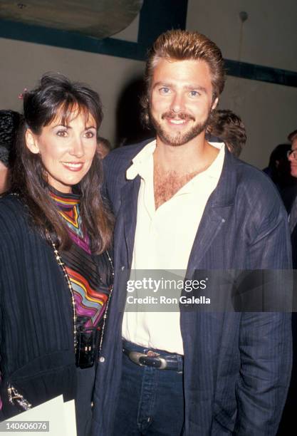 Pam Serpe and Greg Evigan at the Starlight Foundation Gala, Ed Debevic's Restaurant, Beverly Hills.