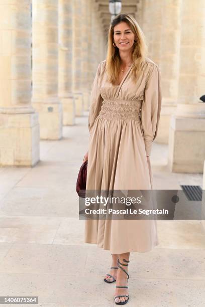 Lorena Vergani attends the 33rd ANDAM Prize Winner cocktail at les Jardins du Palais Royal on June 30, 2022 in Paris, France.