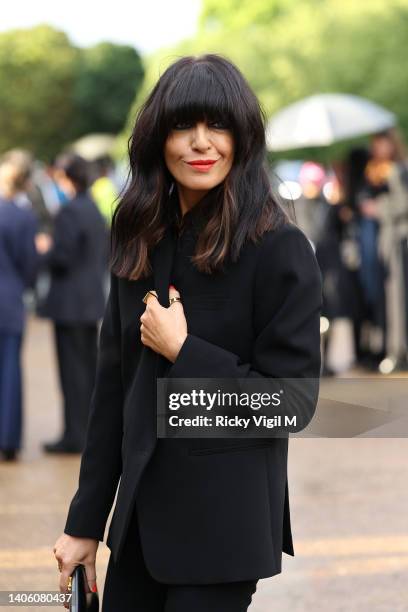 Claudia Winkleman seen attending The Serpentine Gallery Summer Party on June 30, 2022 in London, England.