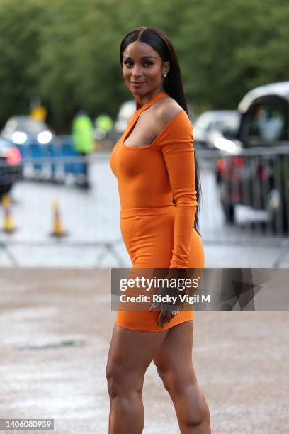 Ciara seen attending The Serpentine Gallery Summer Party on June 30, 2022 in London, England.