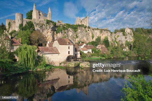 anglin france and the watermill - poitiers stock-fotos und bilder