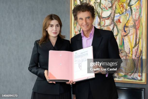 Executive Director of the Art and Culture Development Foundation of the Republic of Uzbekistan, Gayane Umerova and President of the Arab World...
