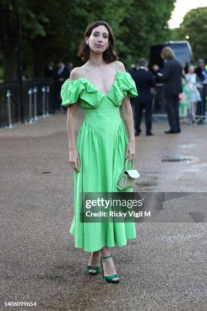 Laura Jackson seen attending The Serpentine Gallery Summer Party on June 30, 2022 in London, England.