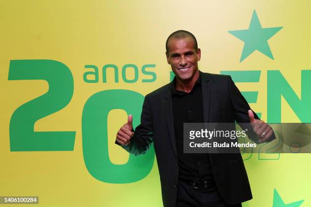 Brazilian former football player Rivaldo attends a ceremony organized by Brazilian Football Confederation to honor 2002 FIFA World Champions on the...