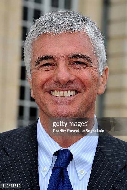 Antonio Belloni attends the Christian Dior Ready-To-Wear Fall/Winter 2012 show as part of Paris Fashion Week at Musee Rodin on March 2, 2012 in...