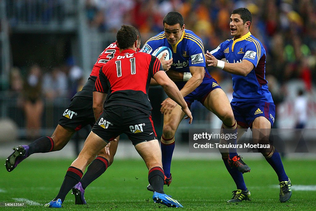 Super Rugby Rd 2 - Highlanders v Crusaders