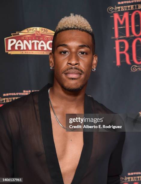 Quinton Peron attends the "Moulin Rouge" Los Angeles Opening Night Performance at Hollywood Pantages Theatre on June 30, 2022 in Hollywood,...