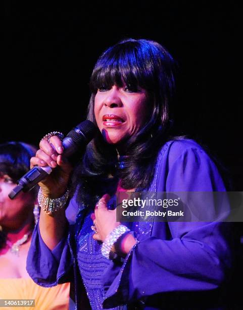 Shirley Alston Reeves of "The Shirelles" attends the Masters of Music Series presents Shirley Alston Reeves at the McLoones Supper Club on March 2,...