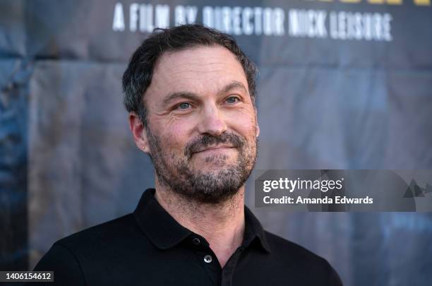 Actor Brian Austin Green attends the Los Angeles Premiere of "Last The Night" at the Fine Arts Theatre on June 30, 2022 in Beverly Hills, California.