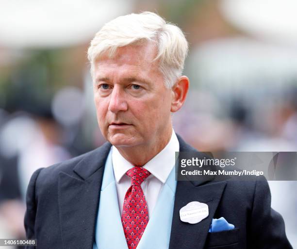 Sir Clive Alderton attends day 5 of Royal Ascot at Ascot Racecourse on June 18, 2022 in Ascot, England.