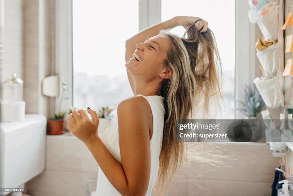 My hair is so soft